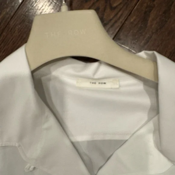 The Row Vale oversized cotton-voile shirt Elegant Black Women's Pants - Picture 4 of 4